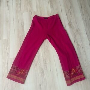 Ann Taylor size 10 Pink Floral Pants